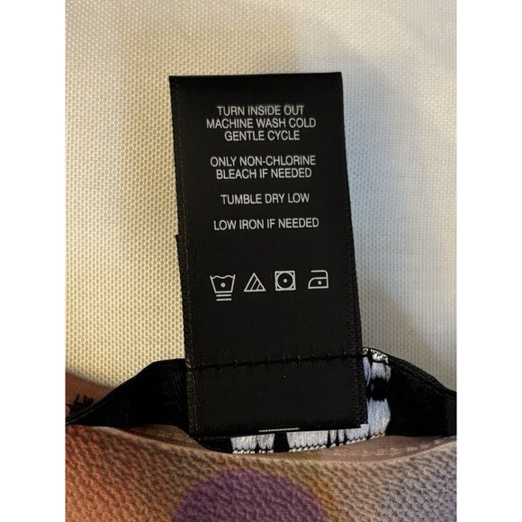 ALI MILES Colorful Polka Dot Blouse Women Large Bell Sleeve Sheer Tunic Top Art - Picture 9 of 11